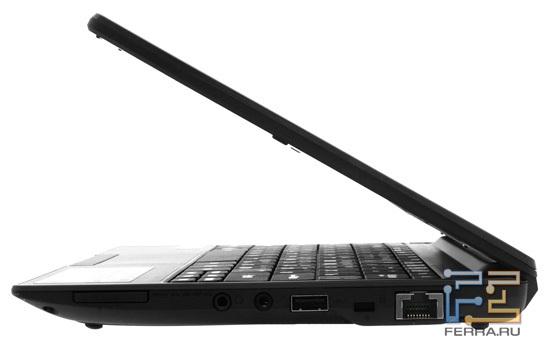 Acer Aspire One 522. Вид сбоку