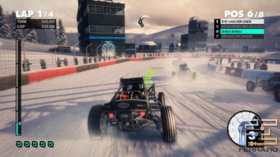 Заезды на багги в DiRT 3 вызывают массу эмоций – передние колеса так и норовят зацепиться за остальные автомобили