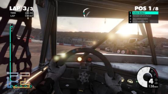 Порой солнце в DiRT 3 оказывается настолько ярким, что «вписаться» в поворот весьма проблематично