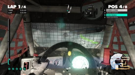 Вождение багги в DiRT 3 легким не назвать – из кабины, например, с обзорностью явные проблемы