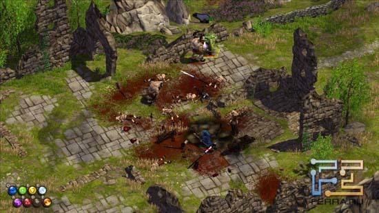 В Magicka можно отрабатывать самые разные стратегии – например, один отвлекает на себя монстров, второй в это время наносит им урон