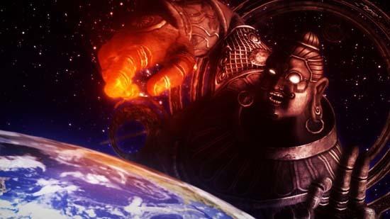 Asura's Wrath — Земля — всего лишь часть арены, где сражаются боги