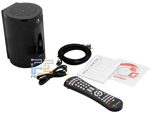 Комплект поставки у всех трех плееров абсолютно одинаков, хотя и нестандартен. Кабели HDMI и SATA в коробку кладут нечасто