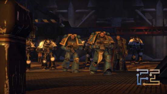 «Квадратные» космодесантники Warhammer 40.000: Space Marine смотрятся не очень эффектно