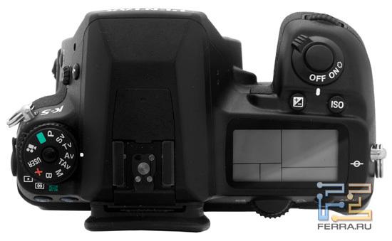 Pentax K-5. Вид сверху