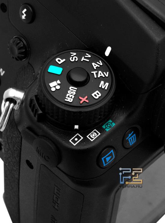 Pentax K-5. Селектор режимов экспозиции