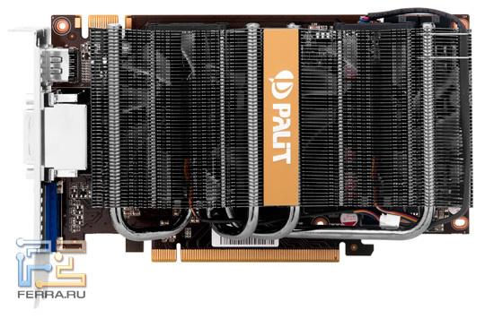 Внешний вид видеокарты Palit GTX 560 Ti Twin Light Turbo 1024