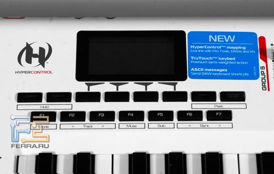 LCD-экран и кнопки редактирования