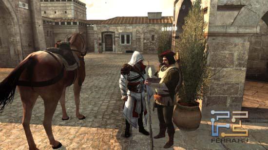 Архитектор в подробностях записывает наши пожелания. Через пару секунд в Assassin's Creed: Brotherhood появится еще одно обновленное здание