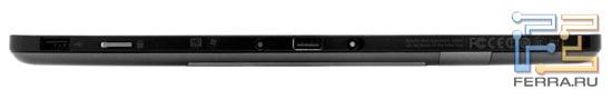 Нижняя грань Acer Iconia Tab W500