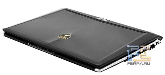 Вид на крышку ноутбука ASUS Lamborghini VX6