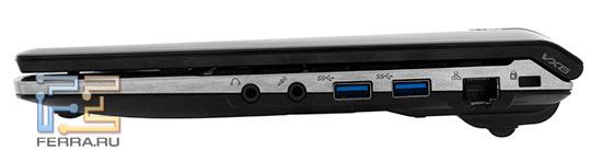 Правая часть ноутбука ASUS Lamborghini VX6