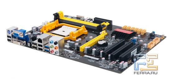 Внешний вид материнской платы Foxconn A75A