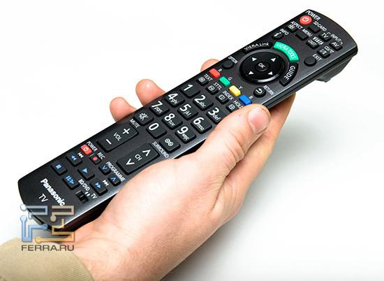 Вот таким пультом комплектуется телевизор Panasonic VIERA TX-PR42GT20