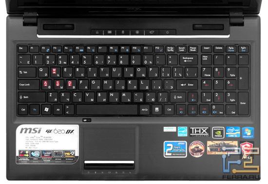 Клавиатура MSI GE620DX