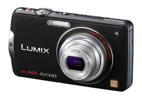 Panasonic Lumix FX700 - вид спереди: объектив, вспышка