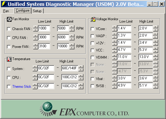 Unified System Diagnostic Manager