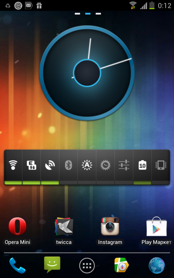 GO Launcher Ex. Настрой всё под себя