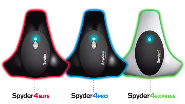 Калибраторы Spyder4: Elite, Pro, Express