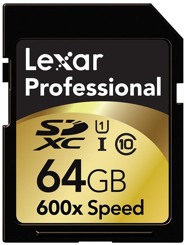 Карта памяти Lexar SDXC 64 GB