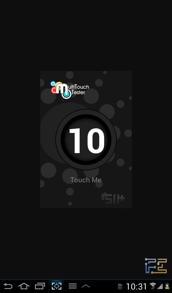 Результаты теста MultiTouch Tester