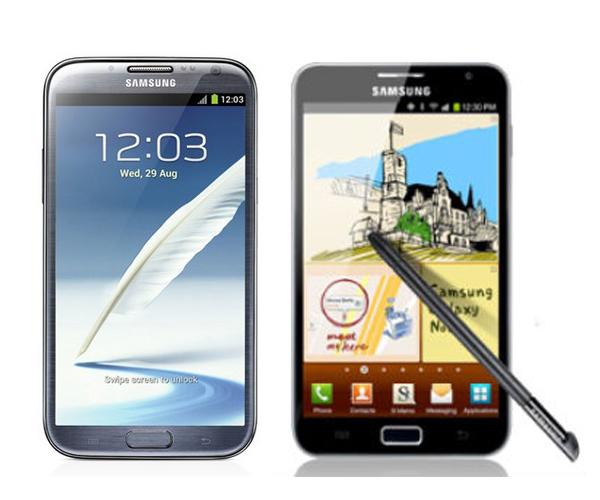 Сравниваем Samsung Galaxy Note II и Samsung Galaxy Note