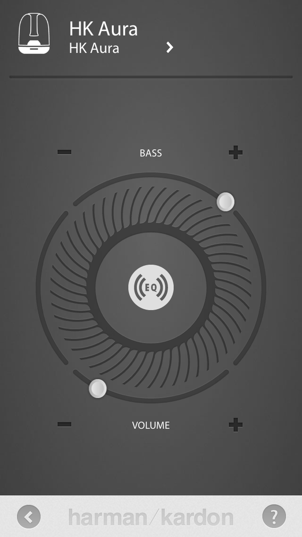 Интерфейс приложения HK Remote