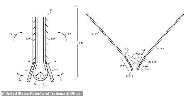 Патент от Apple. Такая конструкция должна предотвращать появление изгиба-вмятины