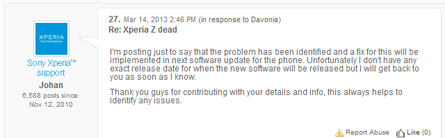 Sony хотя бы признаёт дефекты в своих флагманах