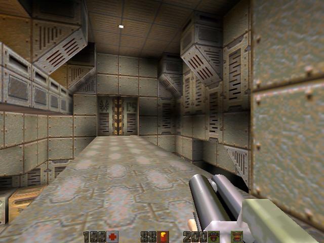 Такую картинку показывала видеокарта Voodoo2 в игре Quake II