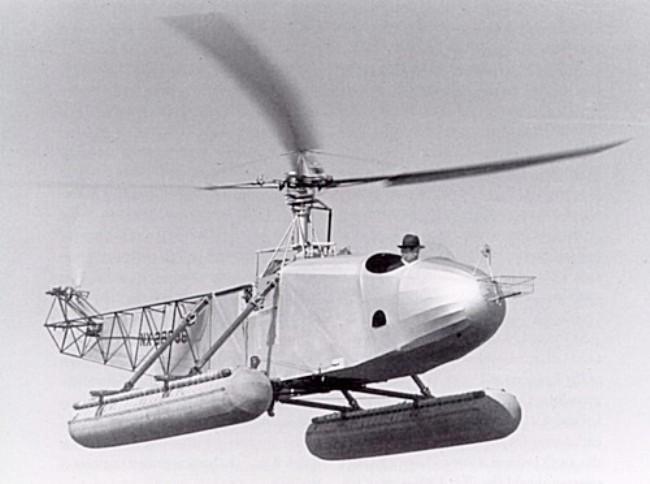 Первый в мире вертолёт-амфибия Sikorsky VS-300