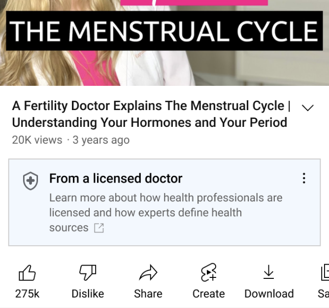 YouTube отделил настоящих врачей от шарлатанов