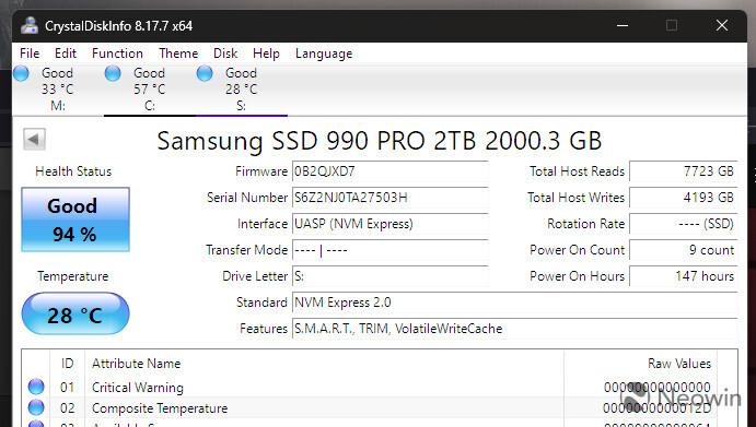 В флагманском SSD Samsung 990 Pro нашли аномально быстрый износ памяти