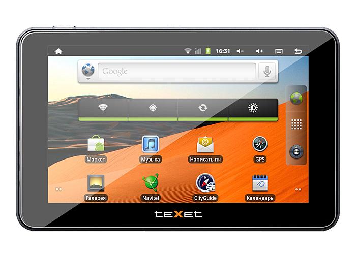Android-навигатор teXet TN-550A