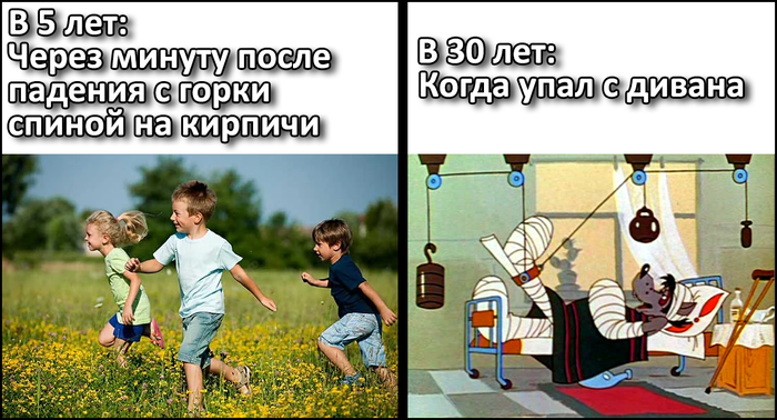 Упал с дивана во сне, очнул, гипс