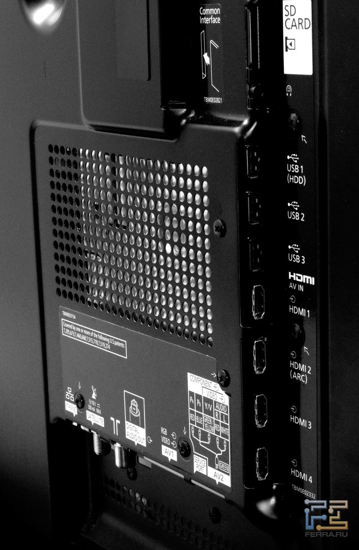 Интерфейсы телевизора Panasonic TX-PR50VT50