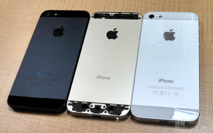 iPhone 5S в золотистом исполнении