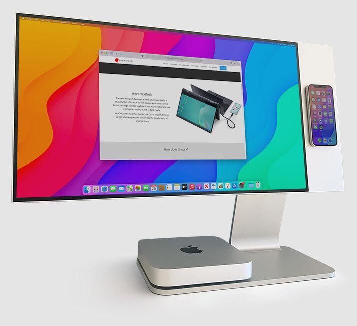 27-дюймовый монитор превращает Android-смартфон в настольный компьютер