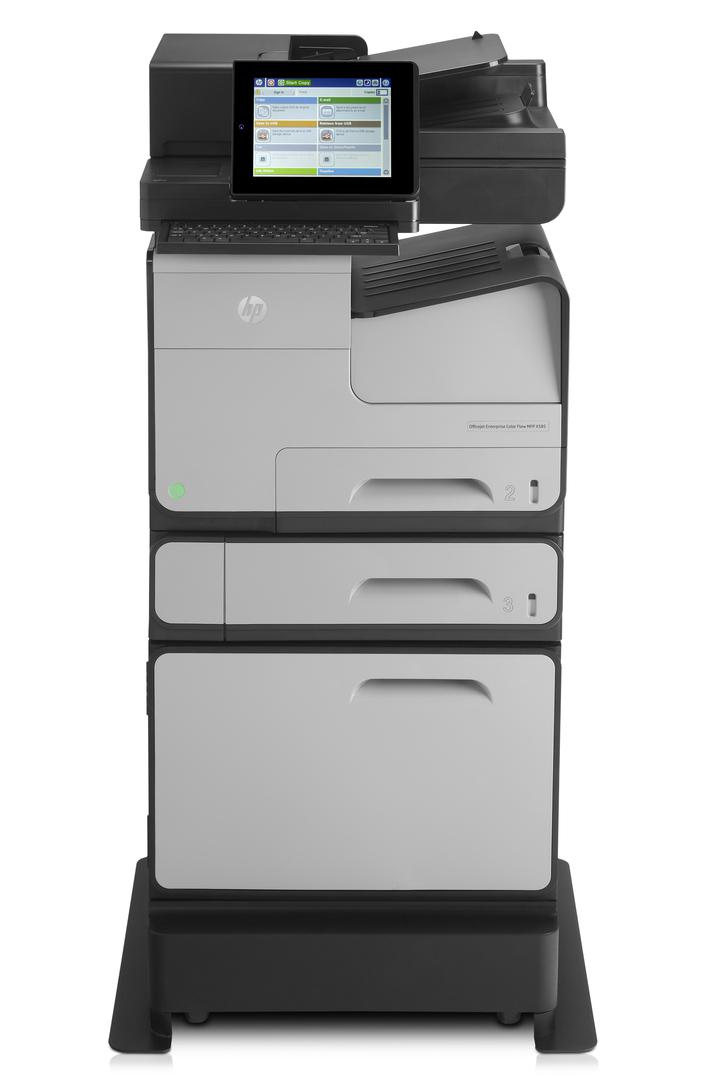 HP Officejet Enterprise Color Flow X585z со стойкой