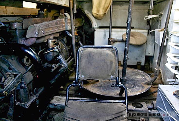 Теснота боевого отделения Т-70