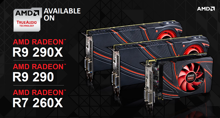 Видеокарты, поддерживающие AMD TrueAudio