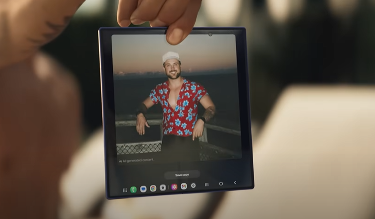 Samsung показала, что не стоит бояться фоткаться без одежды – ИИ всё дорисует