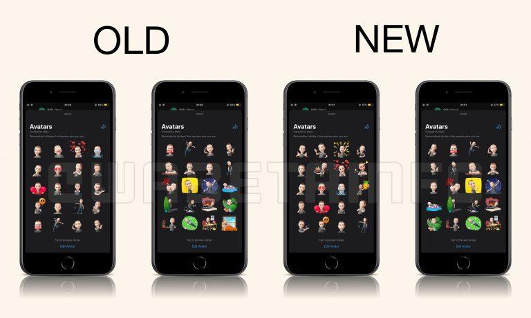 WhatsApp добавил новые стикеры для аватара