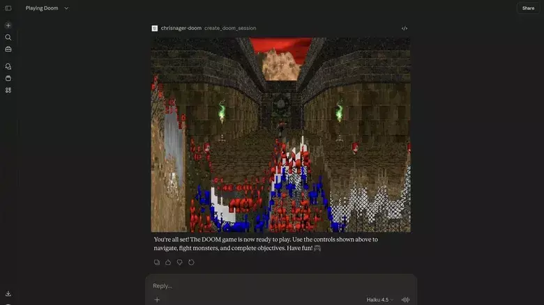 Doom запустили прямо в ИИ-чатботах
