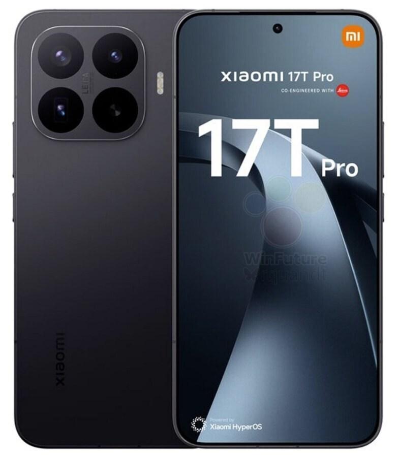 В Сеть утекли характеристики, цены и рендеры Xiaomi 17T и 17T Pro