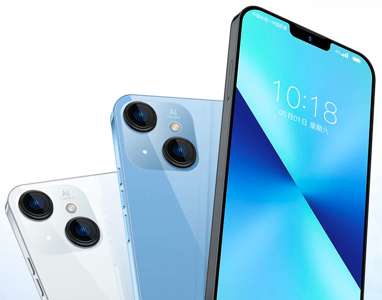 В Китае выпустили смартфон с дизайном iPhone 13 дешевле 5000 рублей