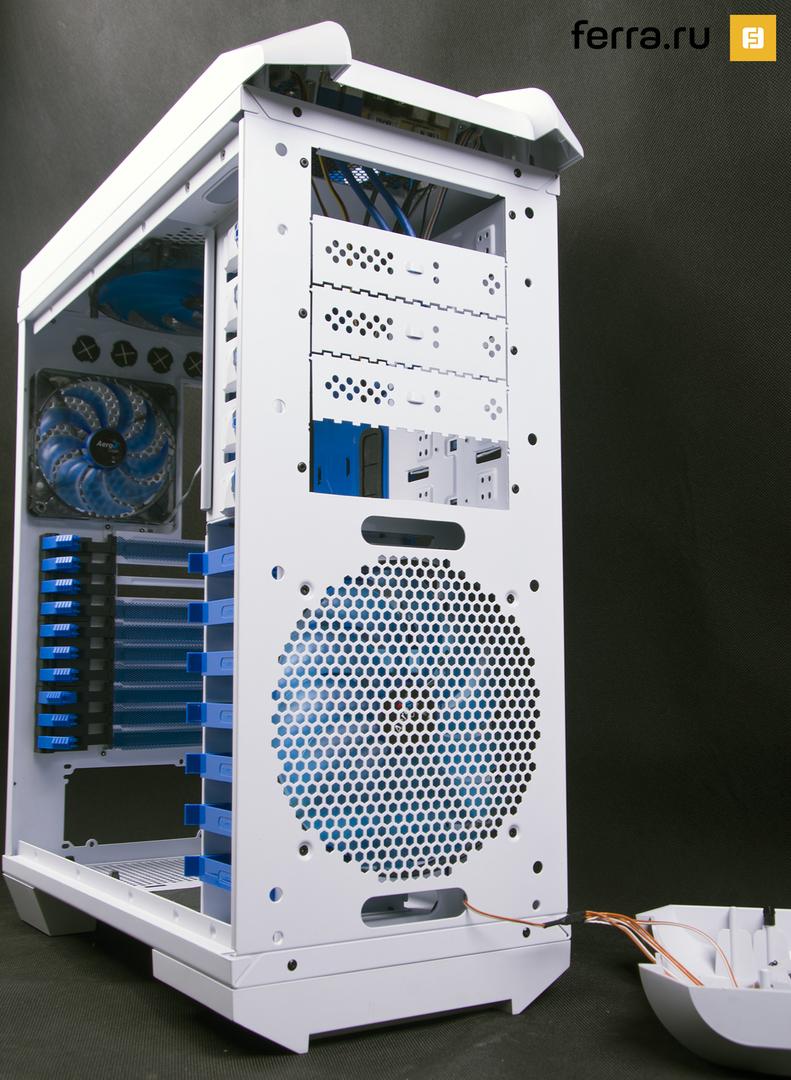 Aerocool GT-S White Edition, передняя панель