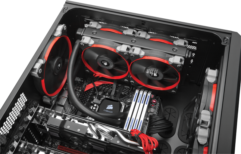 Установка необслуживаемой СВО в Corsair Carbide Series AIR 540