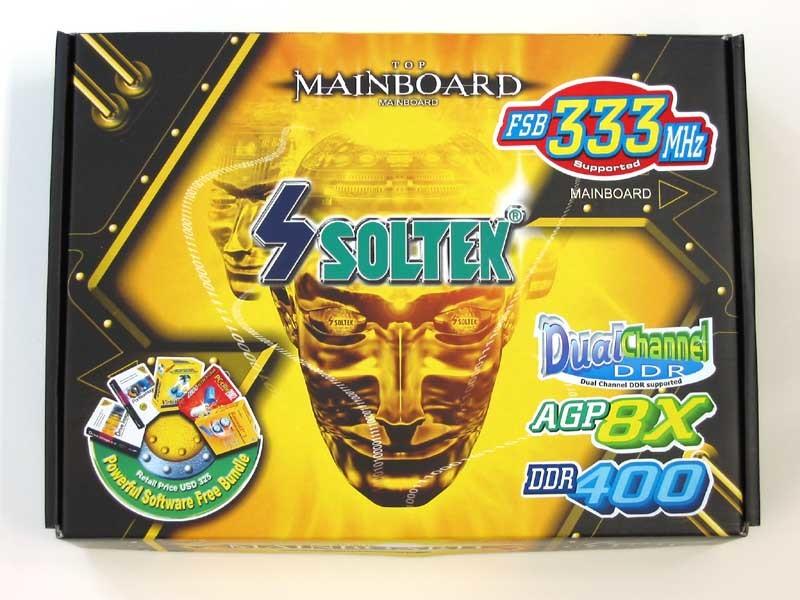 Упаковка материнской платы Soltek