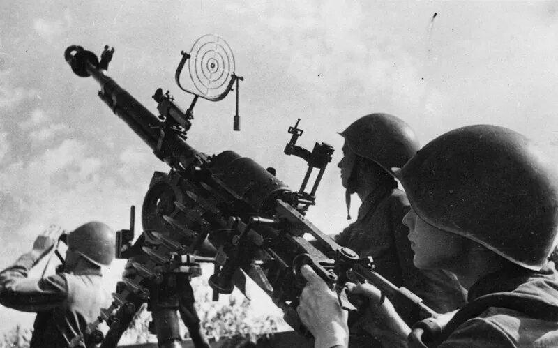 Советские зенитчики 1941-1942 годы